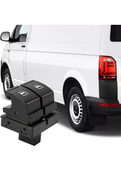 Transporter T6 2015-2018 Model Arası Uyumlu Ön Sol Sürücü Ikili Cam Düğmesi