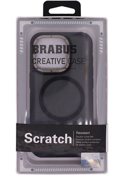 Iphone 15 Pro Uyumlu Brabus Screw Kılıf