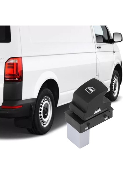 Transporter T6 2015-2019 Model Arası Uyumlu (Kromlu) Ön Sağ Cam Açma Düğmesi