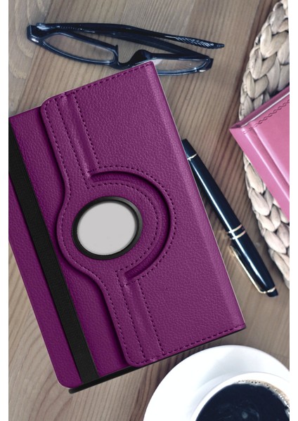 Galaxy Tab A9 Plus 11 Inç Uyumlu Fuchsia Dönebilen Standlı Kılıf