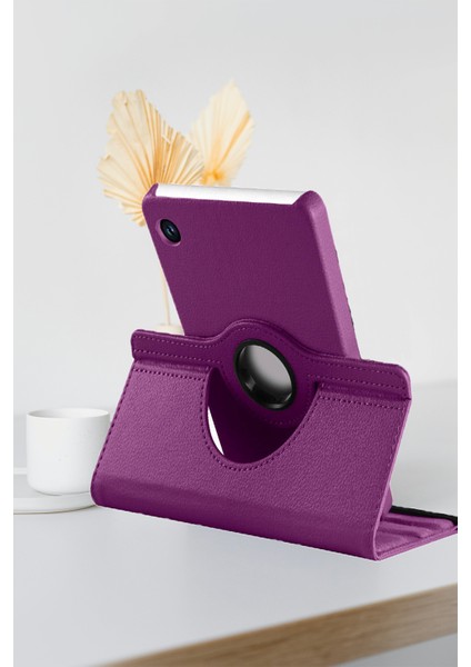 Galaxy Tab A9 Plus 11 Inç Uyumlu Fuchsia Dönebilen Standlı Kılıf