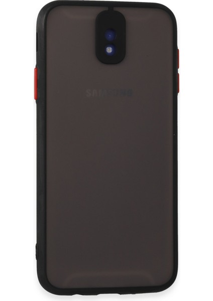 Samsung Galaxy J7 Pro / J730 Kılıf Montreal Silikon Kapak - Siyah 13