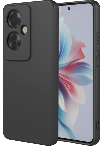 Oppo Reno 11F Kılıf First Silikon - Siyah 13