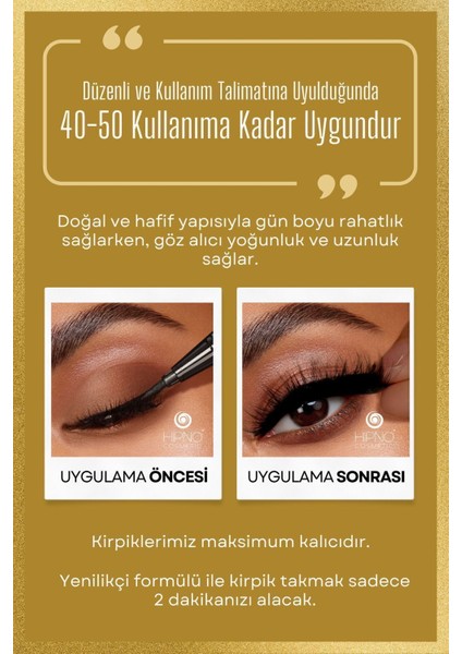 Uzunluk Takma Kirpik Seti 6farklı Model Kalem 2 Adet Kalem(Siyah-Şeffaf)Yapıştırıcılı (Aparat Hediy