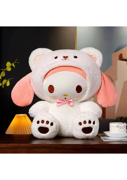 Kawaii Sanrio Sakura My Melody Cinnamoroll Peluş Oyuncak 25-27 cm Doğum Günü Hediye