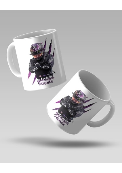 Wakanda Forever Baskılı Beyaz Kupa Bardak