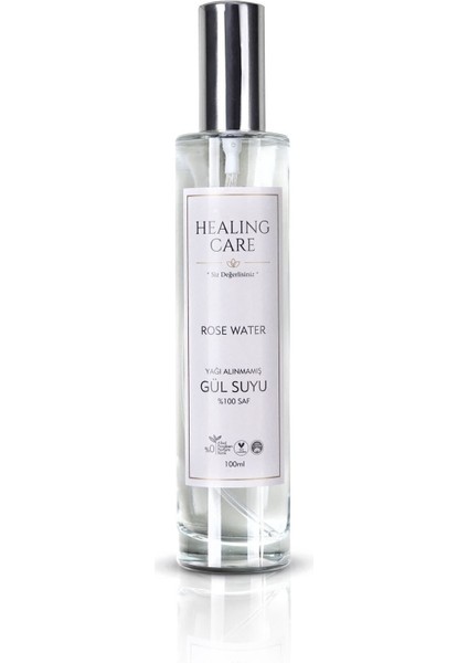 Saf Gül Suyu Tonik, Doğal Cilt Arındırıcı ve Parlatıcı 100ml