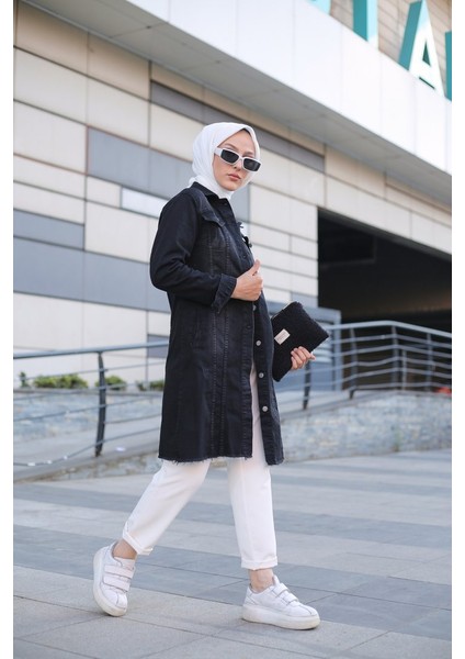 Kadın Altı Püsküllü Kot Ceket fiyatları