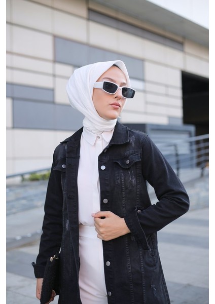 Kadın Altı Püsküllü Kot Ceket modelleri