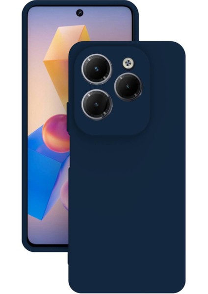 Infinix Hot 40 Pro Kılıf Kamera Korumalı Silikon Rubber Arka Kapak