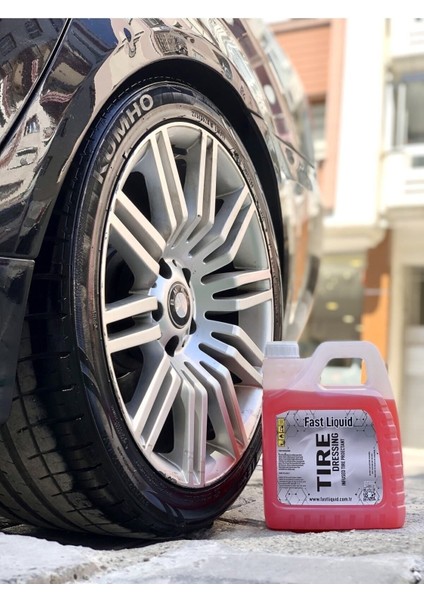 Lastik Parlatıcı 4 Lt Yüksek Parlaklık & Islak Görünüm Seramik Wax Hediyeli 125GR