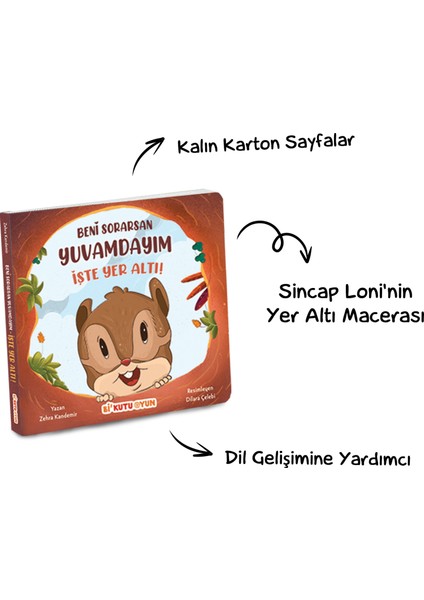 Beni Sorarsan Yuvamdayım - İşte Yer Altı! (Kitap ve Yapboz Seti) - Zehra Kandemir