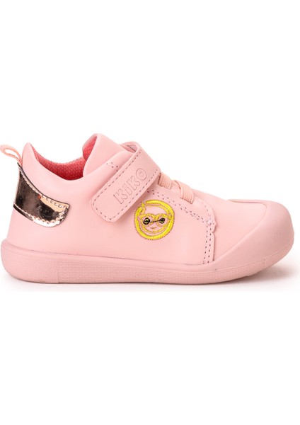 Kiko Kids Smile Cırtlı Kız Bebek Ilk Adım Panduf Ayakkabı