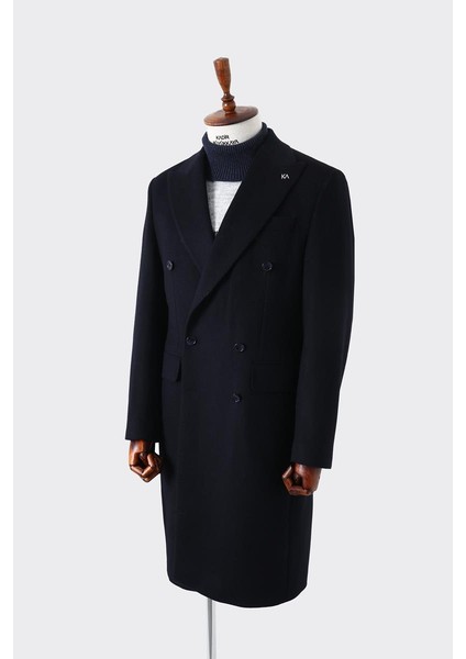 Erkek Kışlık Kruvaze Kaban - Sıcak ve Şık Tasarım - KAW7220W fiyatları