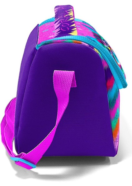 Mor Pembe Kedi Desenli Thermo Beslenme Çantası fiyatları