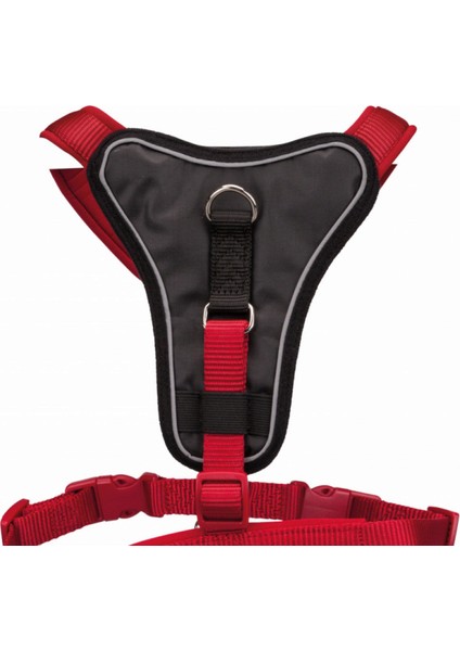 Köpek Premium Göğüs Tasması Xxs-Xs 30-37CM 10MM Kırmızı 13