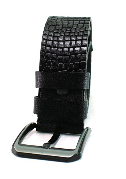 Deri Kemer Siyah Spor Desenli 81061 indirimleri