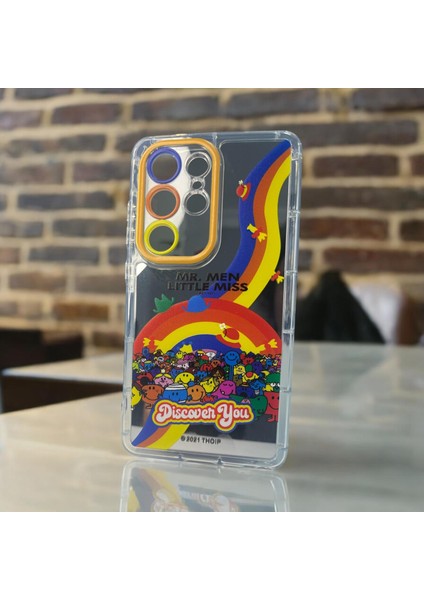 Samsung S24 Ultra 3D Digital Baskılı Aynalı Darbe Emici Tam Koruma Şeffaf Mika Telefon Kılıfı modelleri