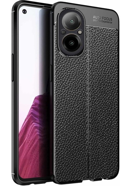 Realme 12 Lite Kılıf Kamera Korumalı Deri Görünümlü Yumuşak Mat Silikon Premium Soft Niss Kapak
