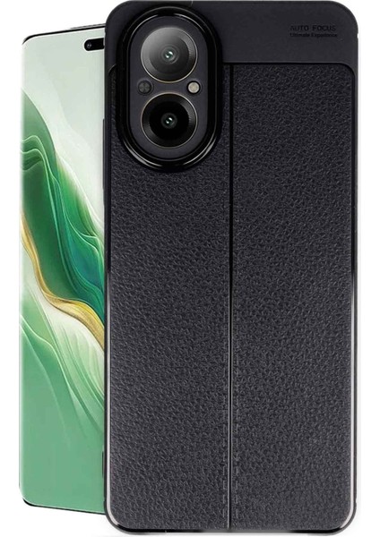 Realme 12 Lite Kılıf Kamera Korumalı Deri Görünümlü Yumuşak Mat Silikon Premium Soft Niss Kapak