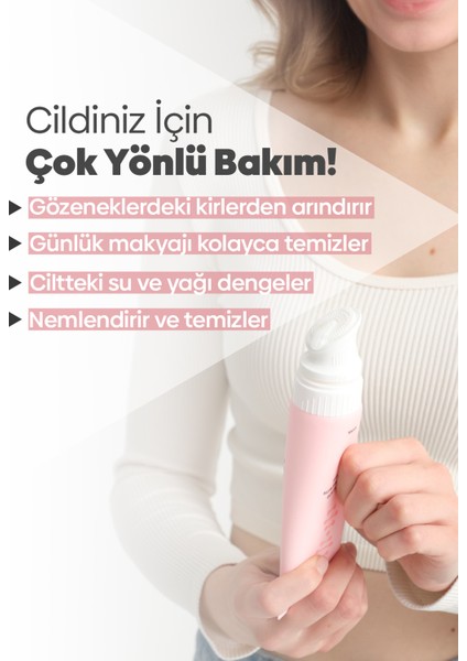 Dengeleyici Masaj Başlıklı Cica Amino Asit İçerikli Yüz Temizleme Jel