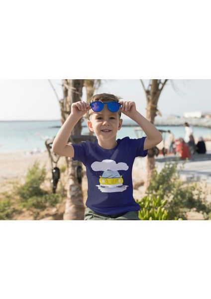 Erkek Çocuk Pamuk Sarı Araba Baskılı Kısa Kol Tshirt fiyatları