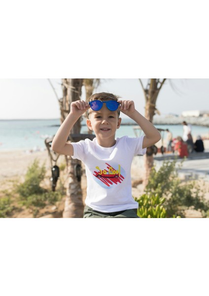 Erkek Çocuk Pamuk So Cool Araba Baskılı Kısa Kol Tshirt fiyatları