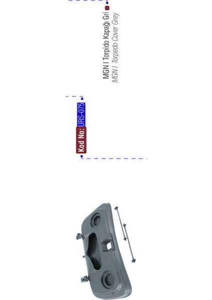 Torpido Kapaği Gri Mgn 13