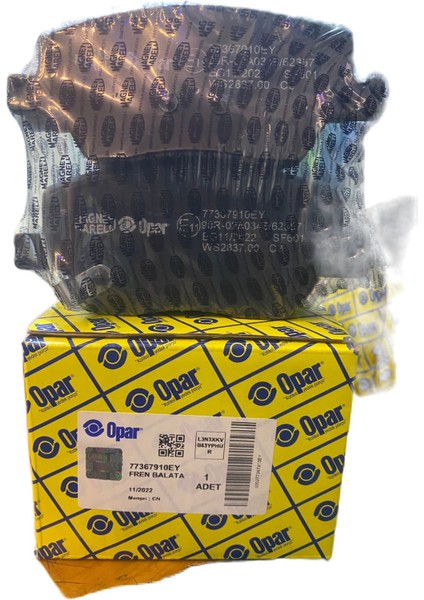 Fiat Egea Ön Fren Balata Opar 77367910EY