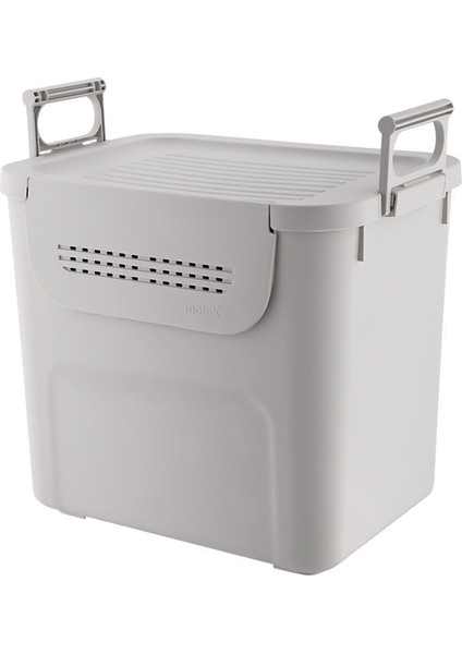Motek Mybox 1X30 Litre Kulplu Çok Amaçlı Organizer Saklama Kutusu-Mt-35