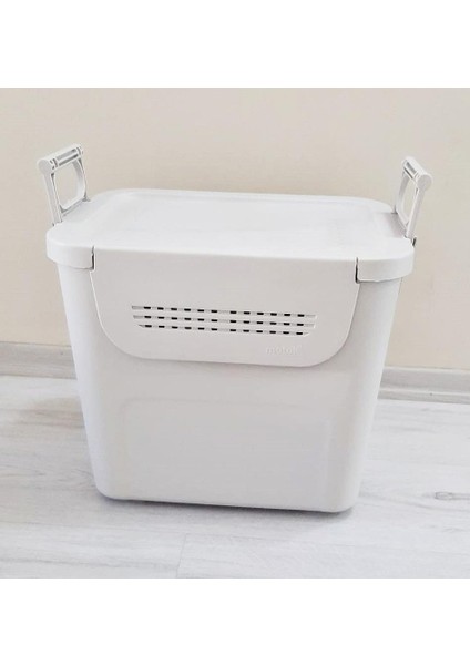 Motek Mybox 1X30 Litre Kulplu Çok Amaçlı Organizer Saklama Kutusu-Mt-35