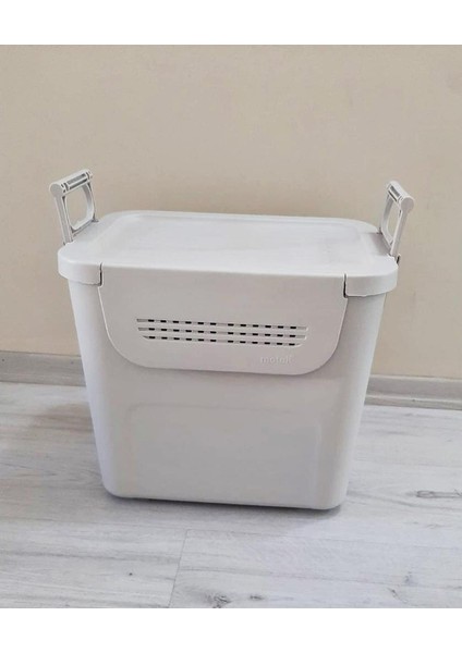 Motek Mybox 1X30 Litre Kulplu Çok Amaçlı Organizer Saklama Kutusu-Mt-35
