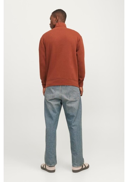 Jorvesterbro Sweat Quarter Zıp Hn NOOS12241777 Kiremit fiyatları