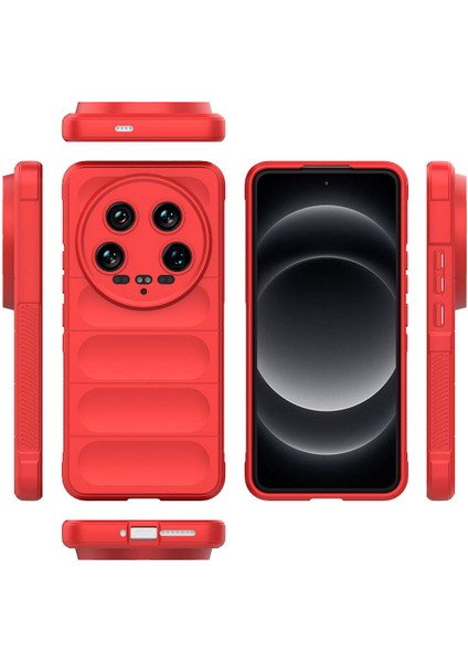 Xiaomi Mi 14 Ultra Kılıf Esnek Tpu Oyuklu Arka Yüzey Tasarımlı Etnik Silikon Kılıf fiyatları