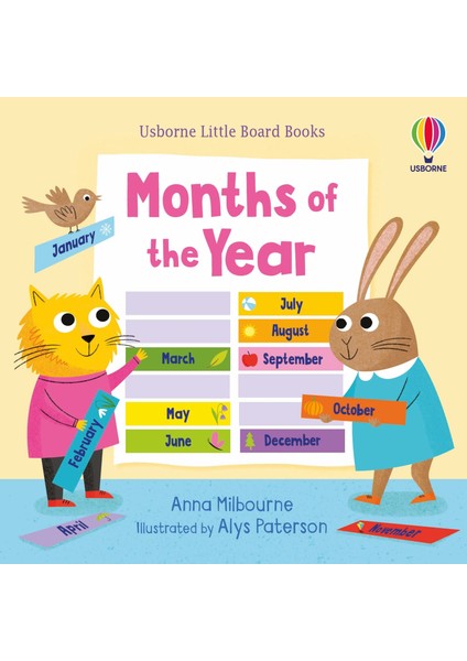 Months of the Year Little Board Book - Anna Milbourne