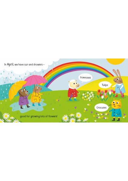 Months of the Year Little Board Book - Anna Milbourne fiyatları