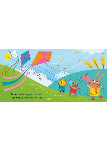 Months of the Year Little Board Book - Anna Milbourne modelleri