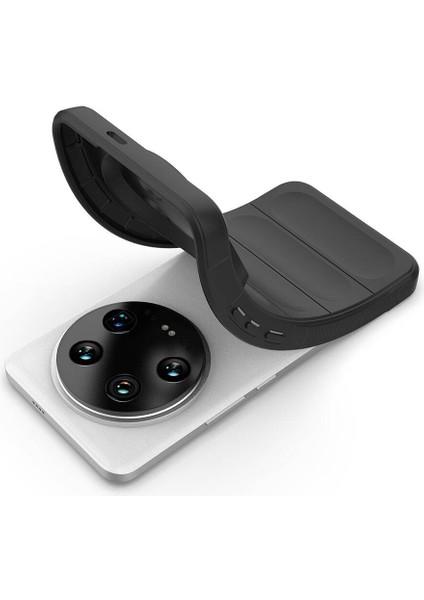 Xiaomi Mi 14 Ultra Kılıf Esnek Tpu Oyuklu Arka Yüzey Tasarımlı Etnik Silikon Kılıf modelleri