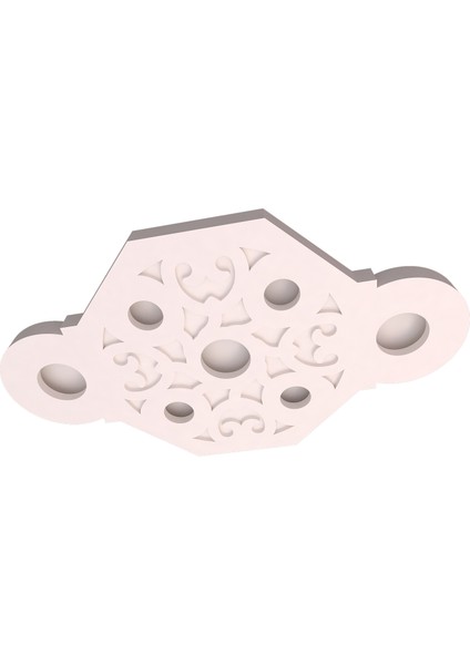 Tavan LED Spotlu Göbeği-52-55 x 95 cm-Sekizgen