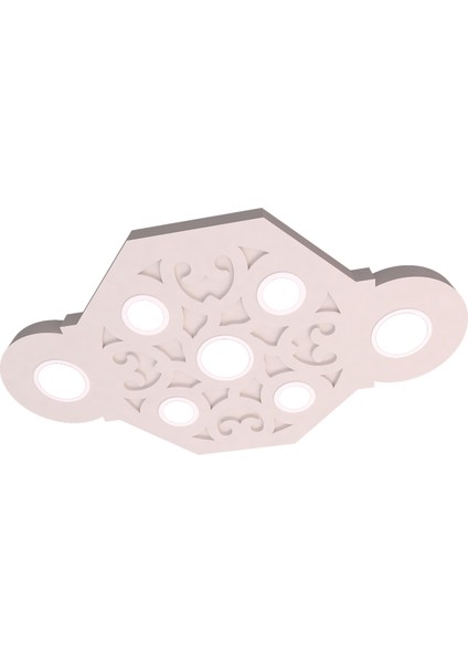 Tavan LED Spotlu Göbeği-52-55 x 95 cm-Sekizgen