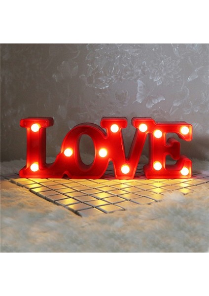 Vıp LED Işıklı Love Yazısı Gün Işığı LED Işıklı Dekor Love Yazı Sevgililer Gününe Özel Dekor Işık modelleri