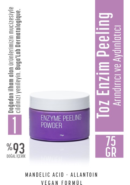 Enzyme Peelıng Powder - Arındırıcı ve Aydınlatıcı Toz Enzim Peeling