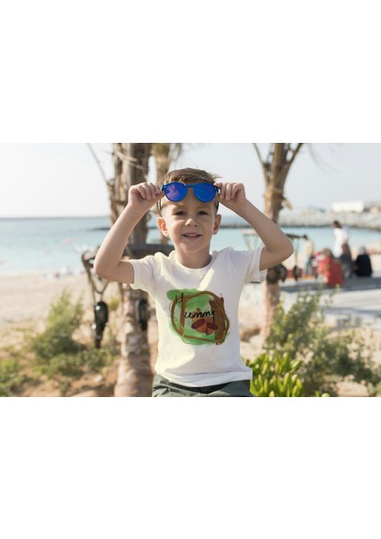 Erkek Çocuk Pamuk Yummy Baskılı Kısa Kol Tshirt