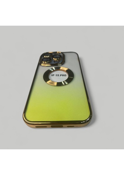 IPHONE 15 Pro Magsafe Özellikli Lens Korumalı Silikon Telefon Kılıfı
