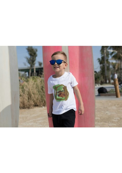 Erkek Çocuk Pamuk Yummy Baskılı Kısa Kol Tshirt modelleri