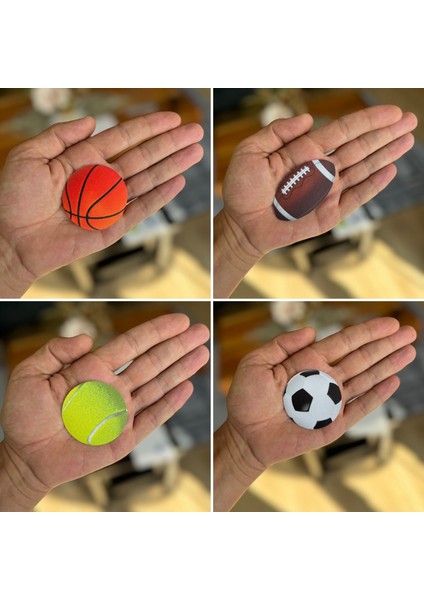 Ütü Ile Yapışan 4 Adet Örme Kumaş Arma Yırtık Kapatıcı Pratik Yama Tekstil Patch Futbol Baketbol Amerikan Futbolu Tenis Topu