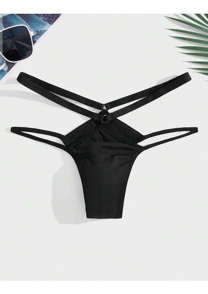 Don Moris Erkek Siyah Metalli Brazillian Slip