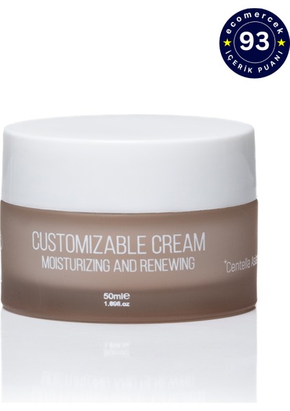 Customizable Cream - Kişiselleştirilebilir Yoğun Nemlendirici ve Yenileyici Krem