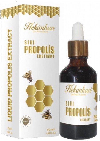 Sıvı Propolis Ekstrakt Alkol Bazlı 50 ml