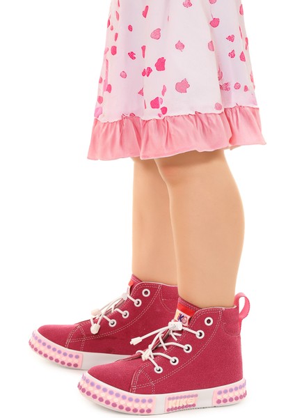 Gamel Günlük Lastikli Kız Çocuk Bot Ayakkabı Fuşya fiyatları